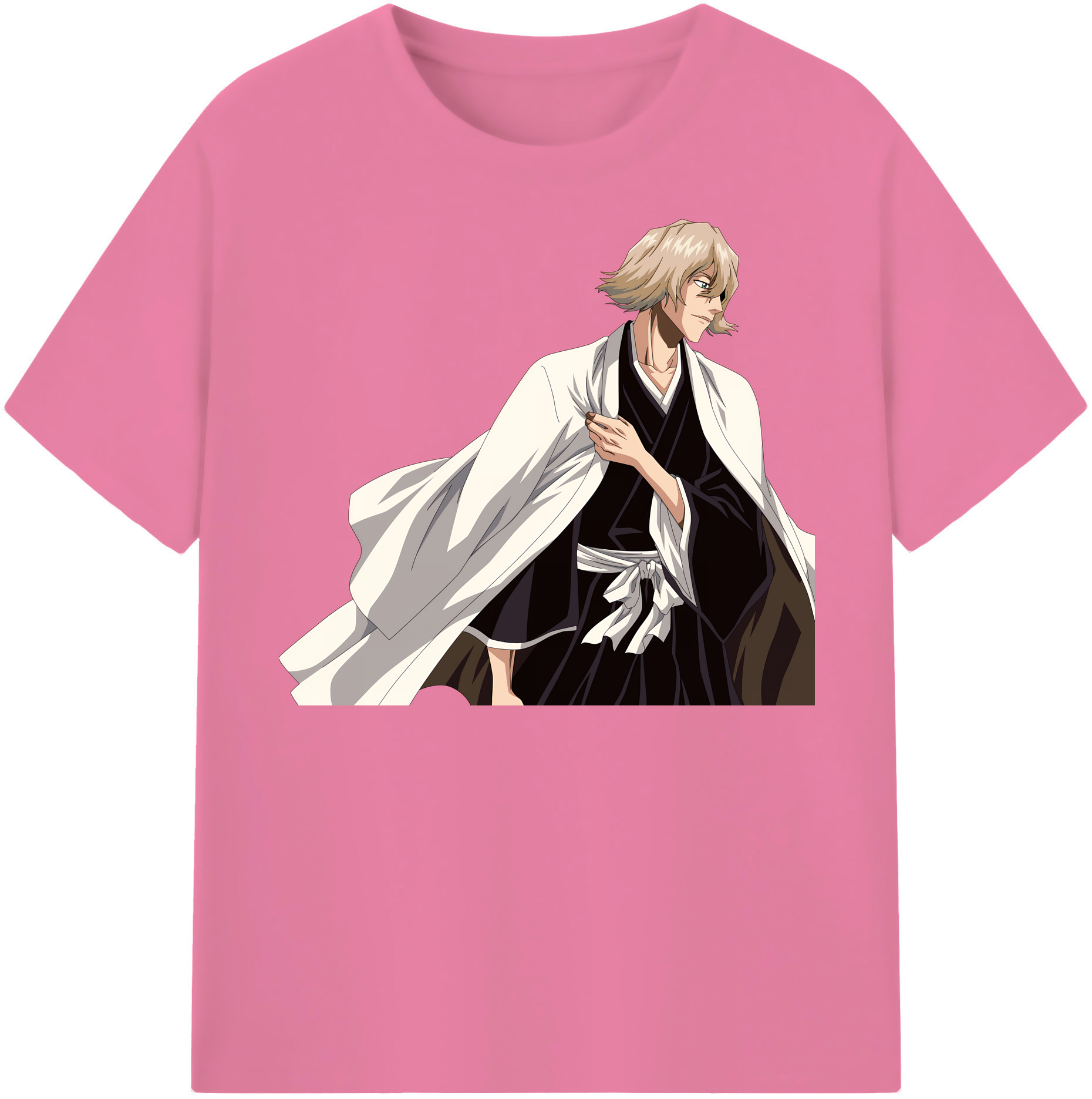 （画像用） "ブリーチ 浦原 喜助（うらはら きすけ） BLEACH Urahara Kisuke " 綿100％半袖Tシャツ（フロントプリント）